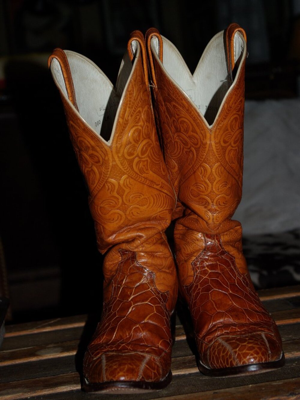 Vintage Larry Mahan Western Boots